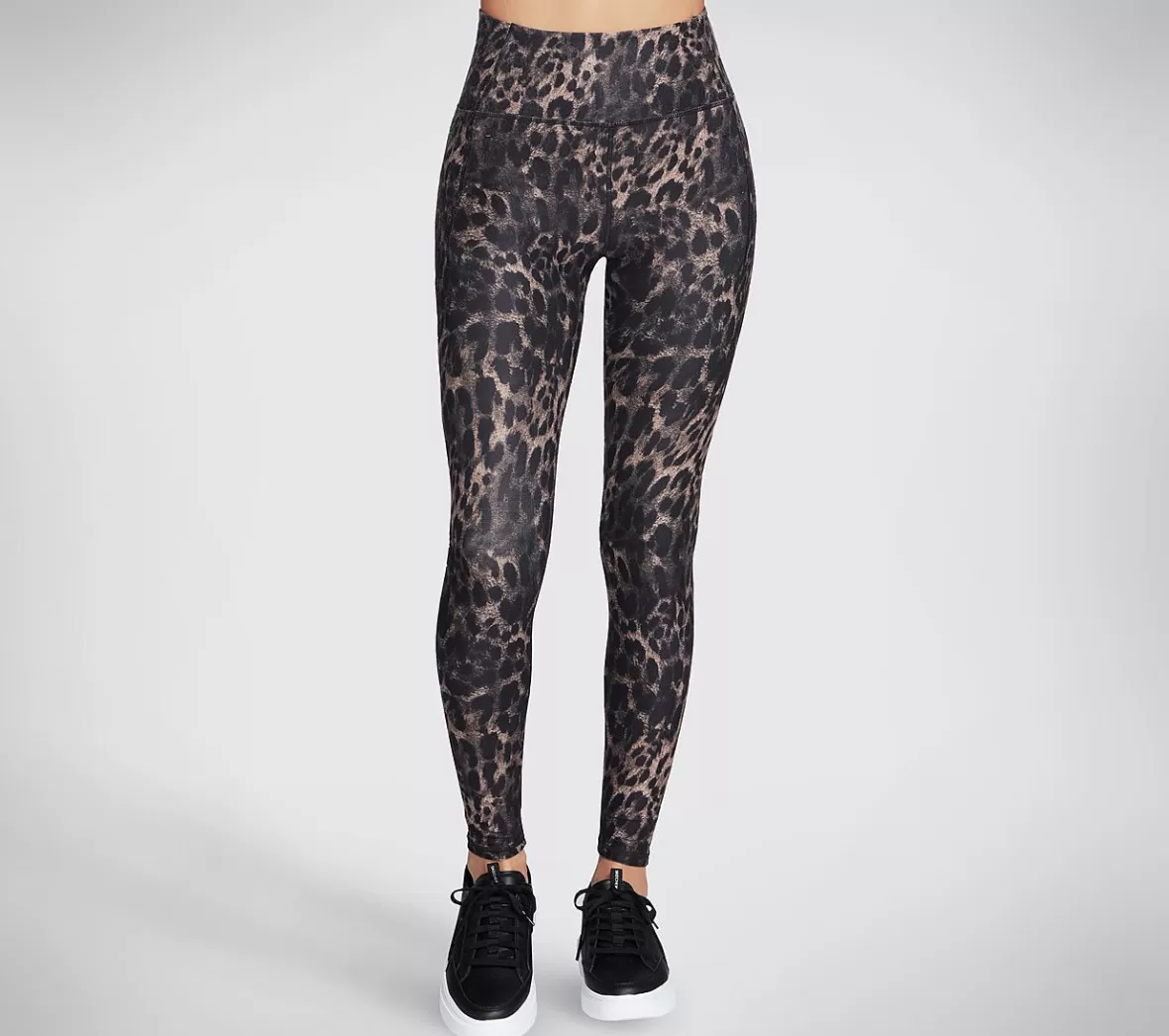 Outlet Diamond Brushed Cheetah Legging Dame Tøj
