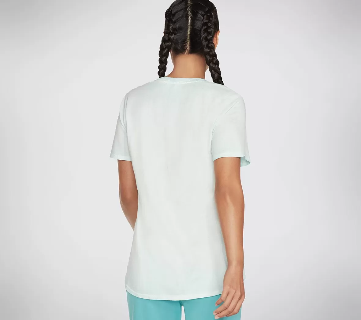 Hot Diamond Wash Hatha Scoop Neck Tunic Tee Dame Tøj