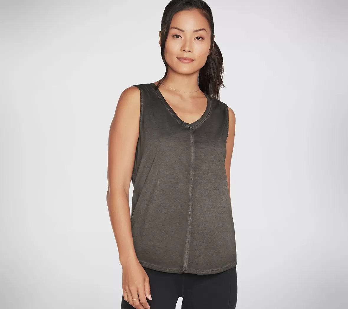 Cheap Diamond Wash Hatha V-neck Tank Dame Tøj