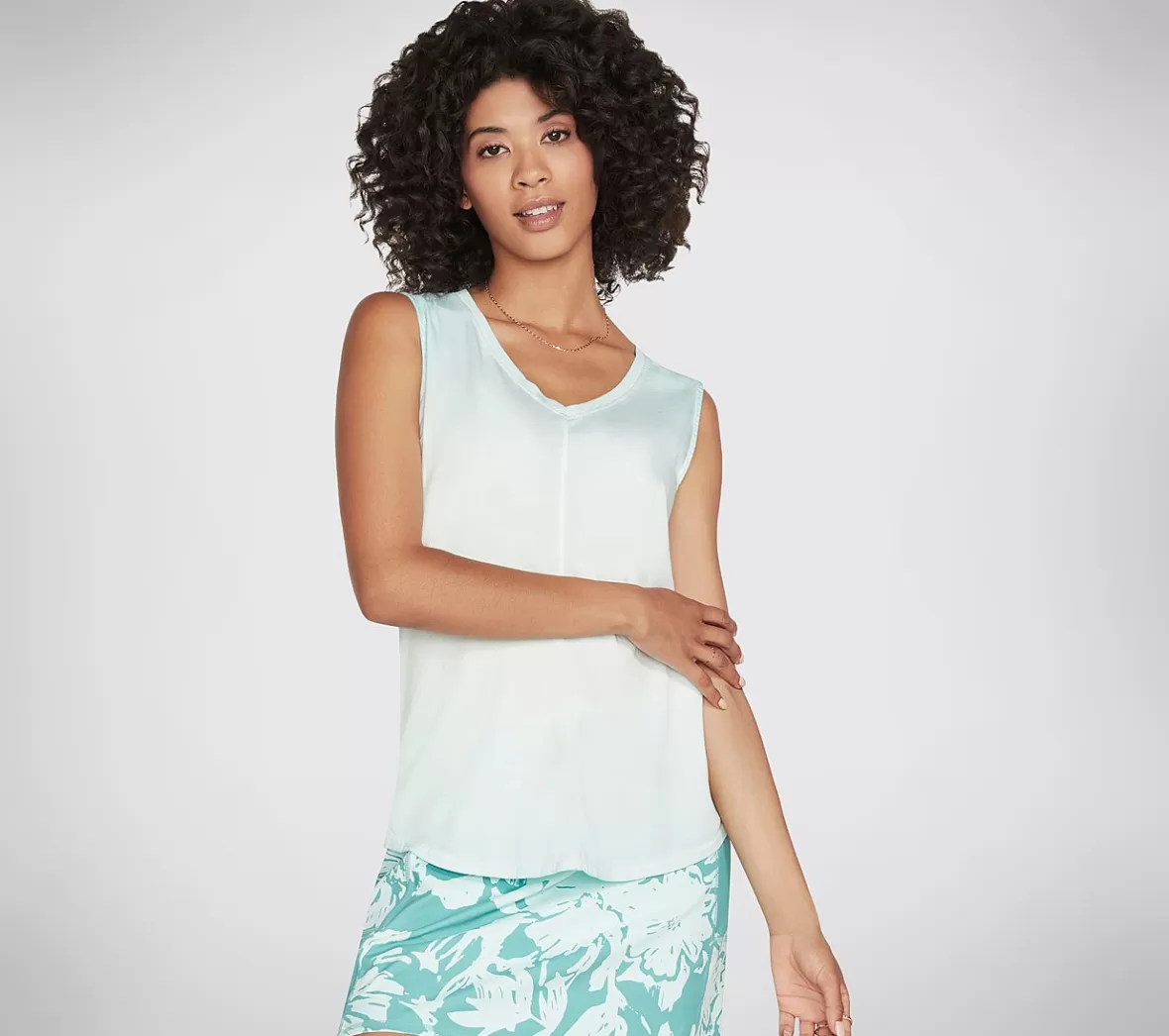 Cheap Diamond Wash Hatha V-neck Tank Dame Tøj