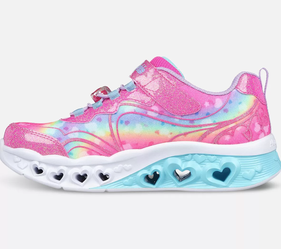 Online Flutter Heart Lights - Groovy Swirl Børn Sko