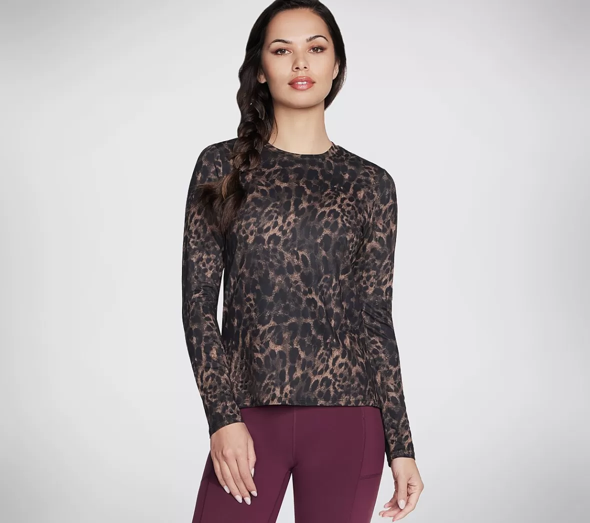 Shop GO DRI - Serene Cheetah LS Dame Tøj