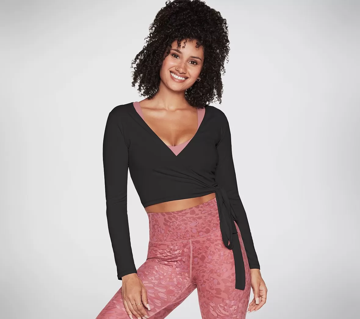 New GO DRI SERENE Wrap Top Dame Tøj