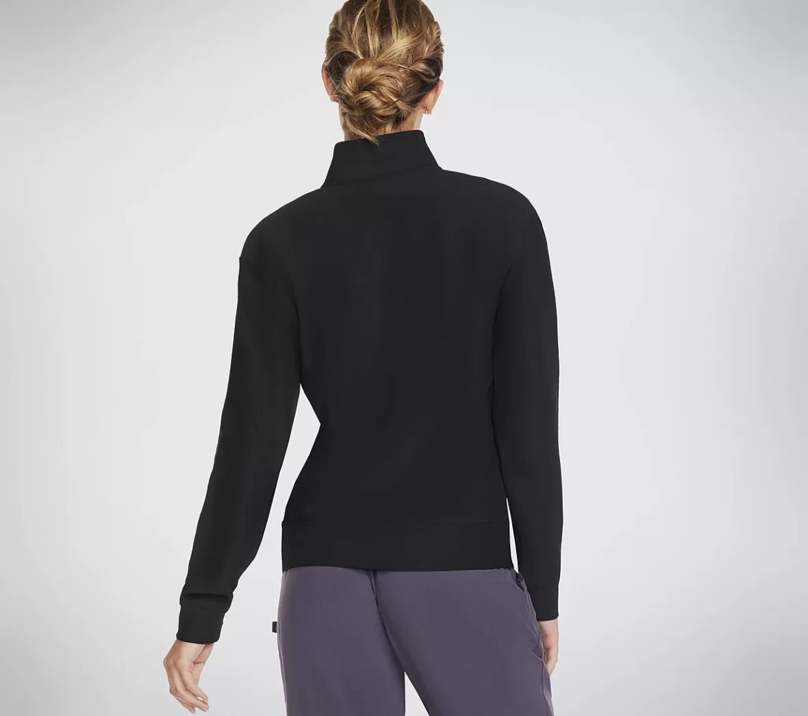 Online GO LUXE Rib 1/4 Zip Dame Tøj
