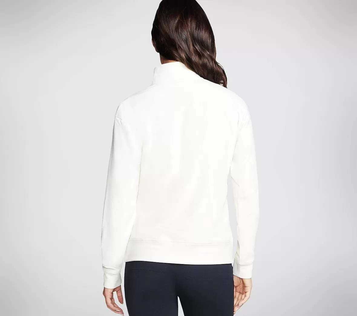 Outlet GO LUXE Rib 1/4 Zip Dame Tøj