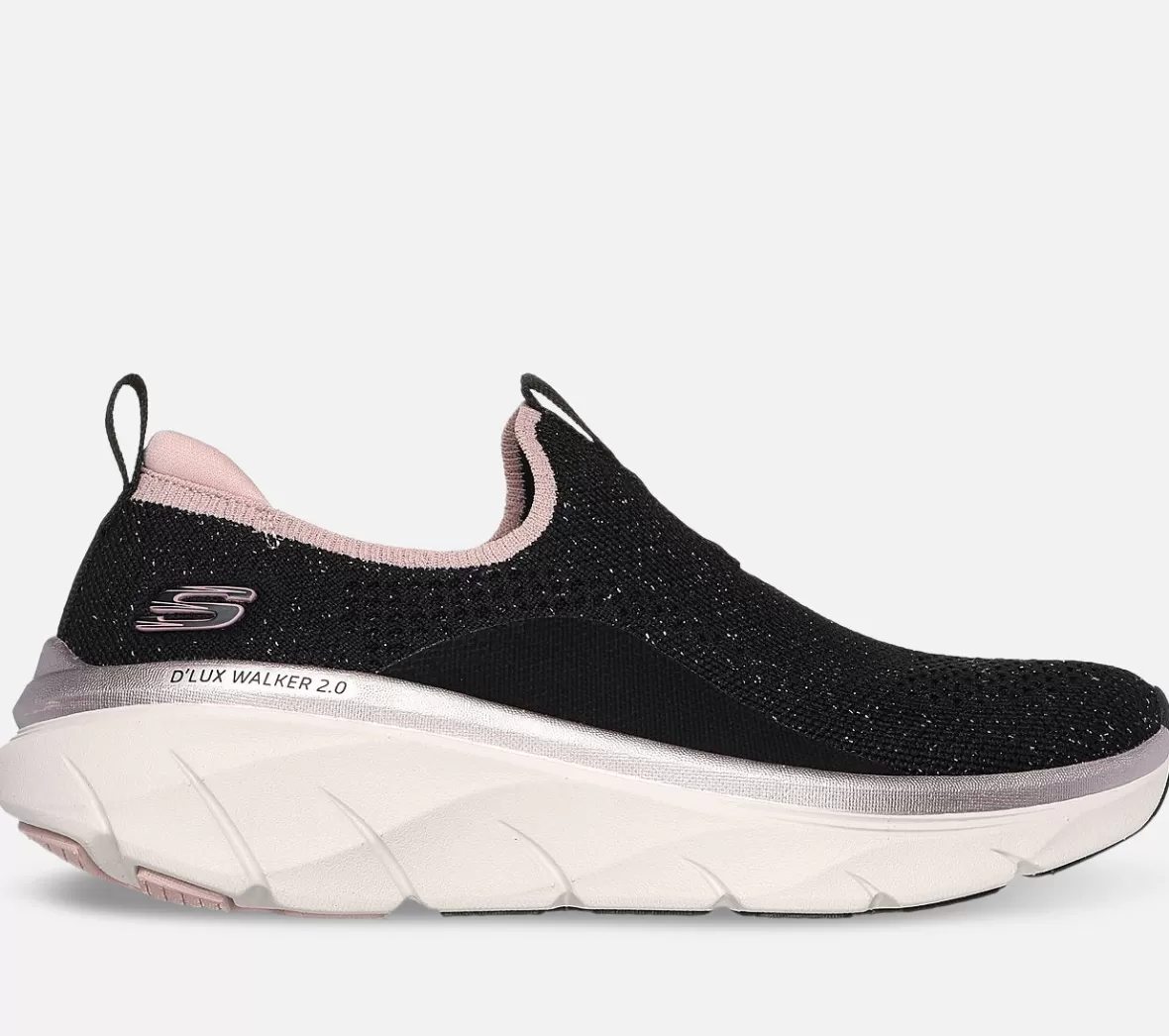 Fashion Relaxed Fit: D'Lux Walker 2.0 - Sparkle Forever Dame Sko Uden Snøre | Sko