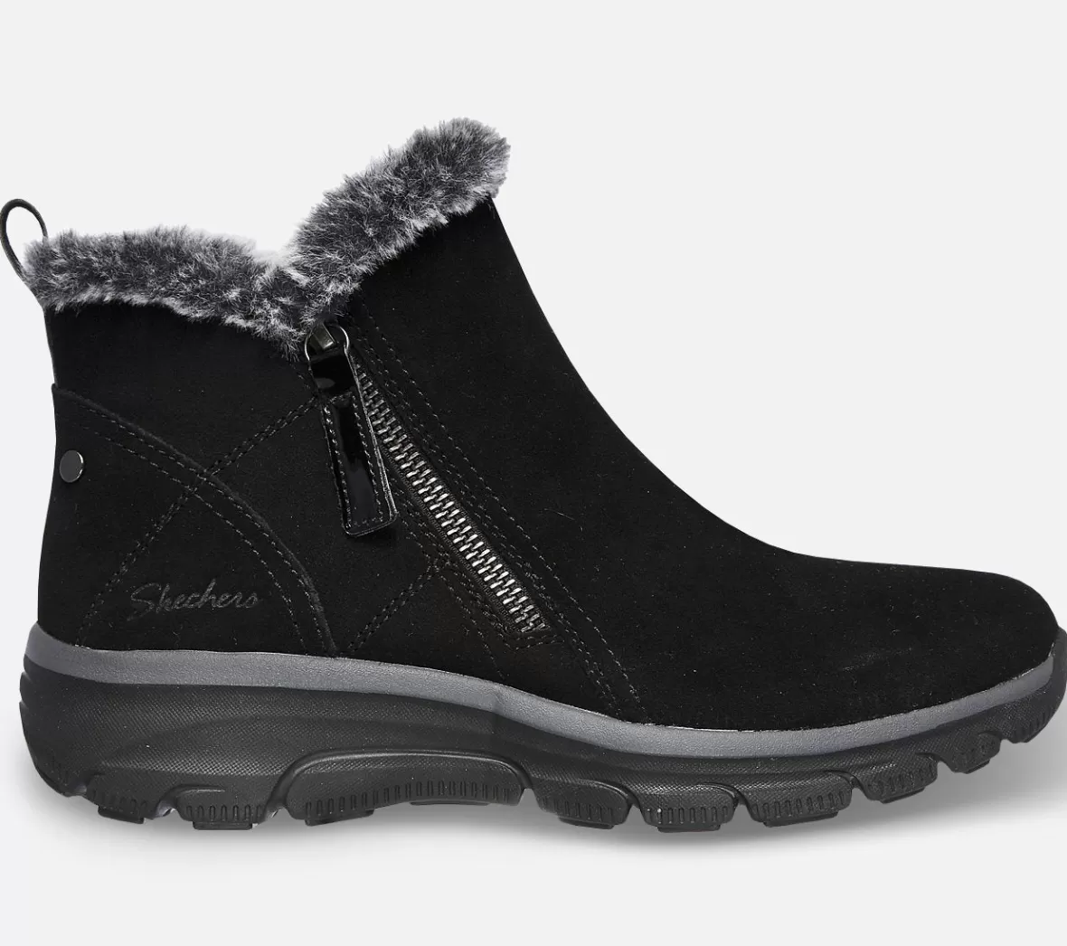 Cheap Relaxed Fit: Easy Going - High Zip Dame Støvler
