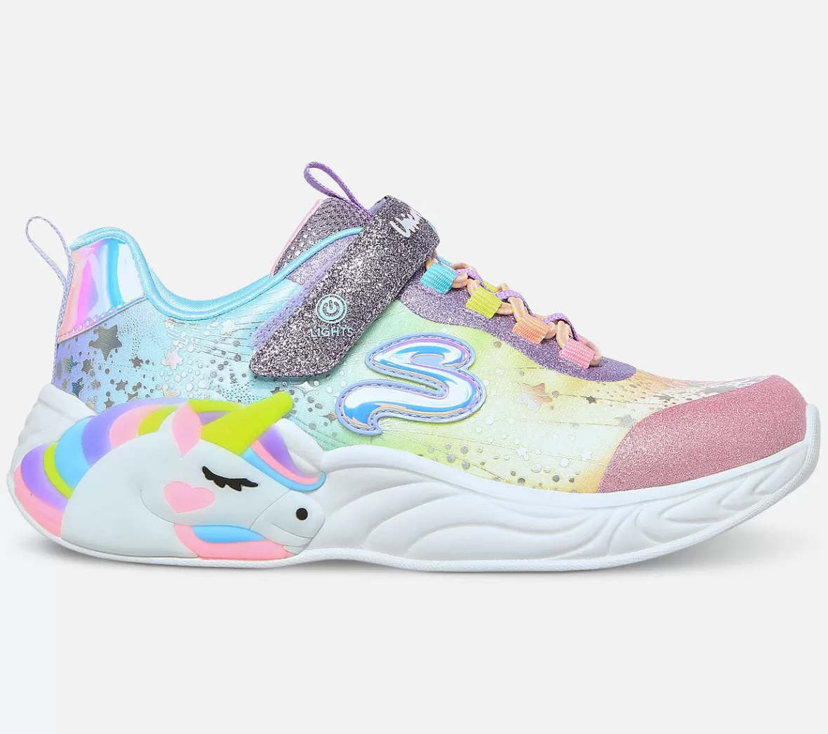 Store S-Lights: Unicorn Dreams Børn Sko