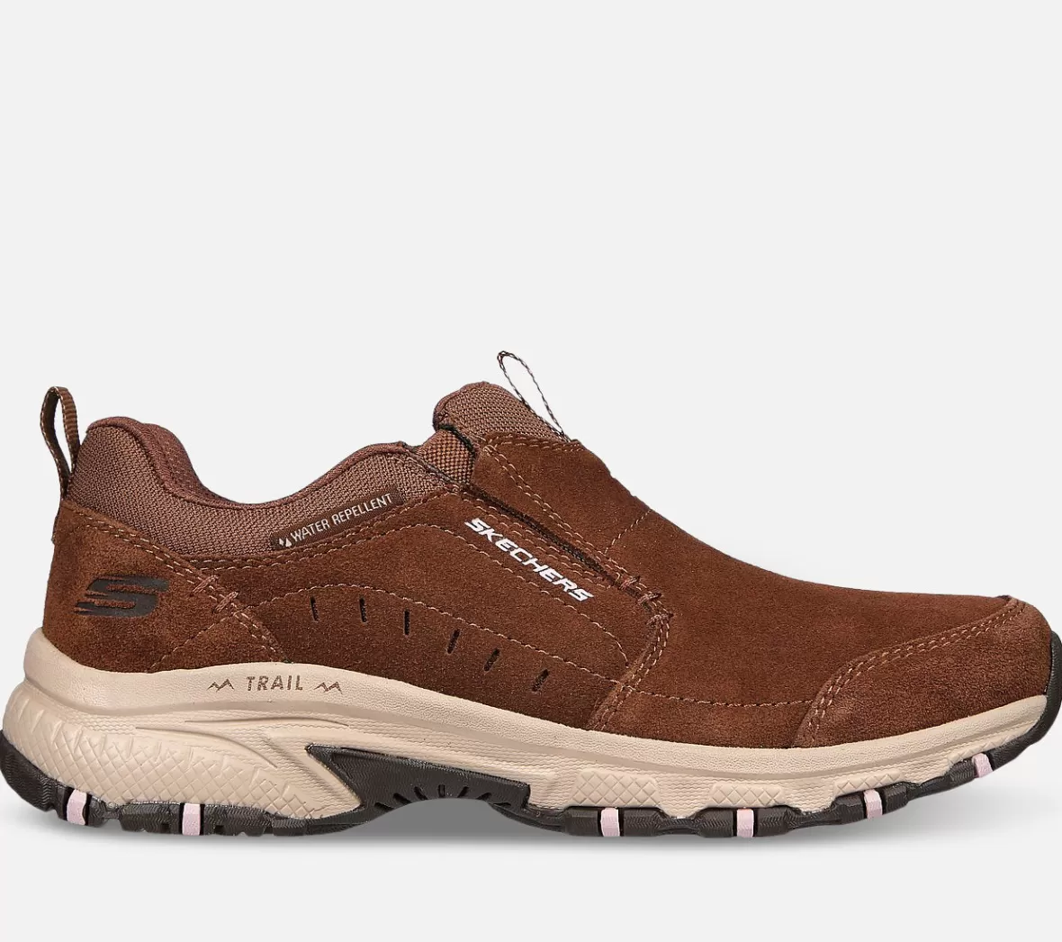Hot Wide Fit: Hillcrest - Nature Walk - Water Repellent Dame Sko Uden Snøre | Sko